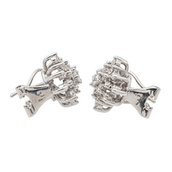 Boucles d'oreilles Clips Or blanc Diamant - Castafiore