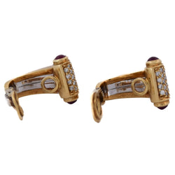 Boucles d'oreilles Clips PIAGET en or jaune - Castafiore