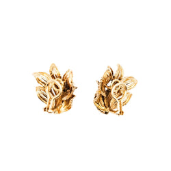 Boucles d'oreilles Clips Vintage en or jaune - Castafiore