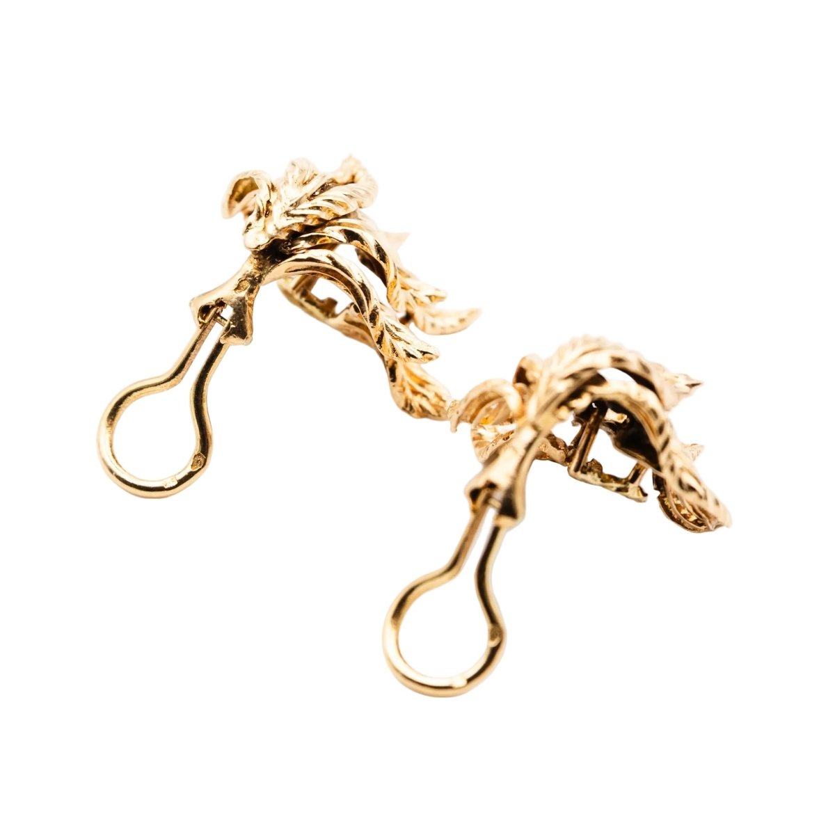 Boucles d'oreilles Clips Vintage en or jaune - Castafiore