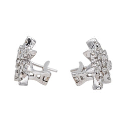 Earrings White gold diamond
