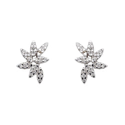 Earrings White gold diamond