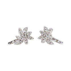 Earrings White gold diamond