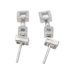 Boucles d'oreilles Clous en or blanc et diamants - Castafiore