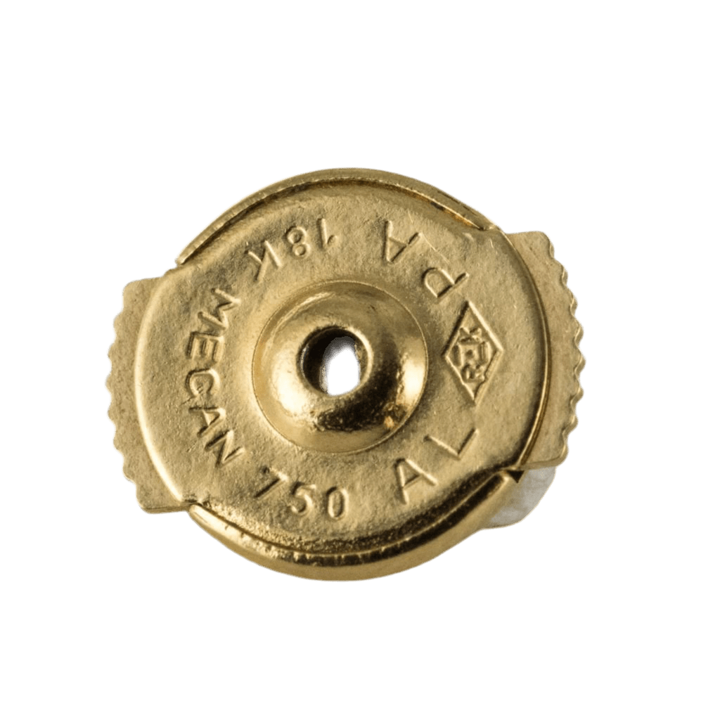 Boucles d'oreilles Clous en or jaune, tourmalines et diamants - Castafiore