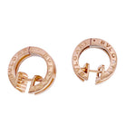 Boucles d'oreilles Créoles BULGARI "B.Zero1" en or rose - Castafiore