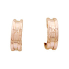 Boucles d'oreilles Créoles BULGARI "B.Zero1" en or rose - Castafiore