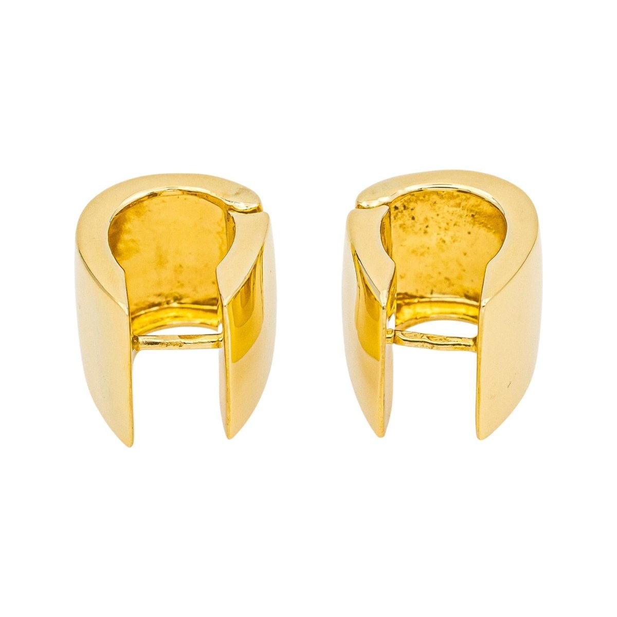 Boucles d'oreilles Créoles en or jaune - Castafiore