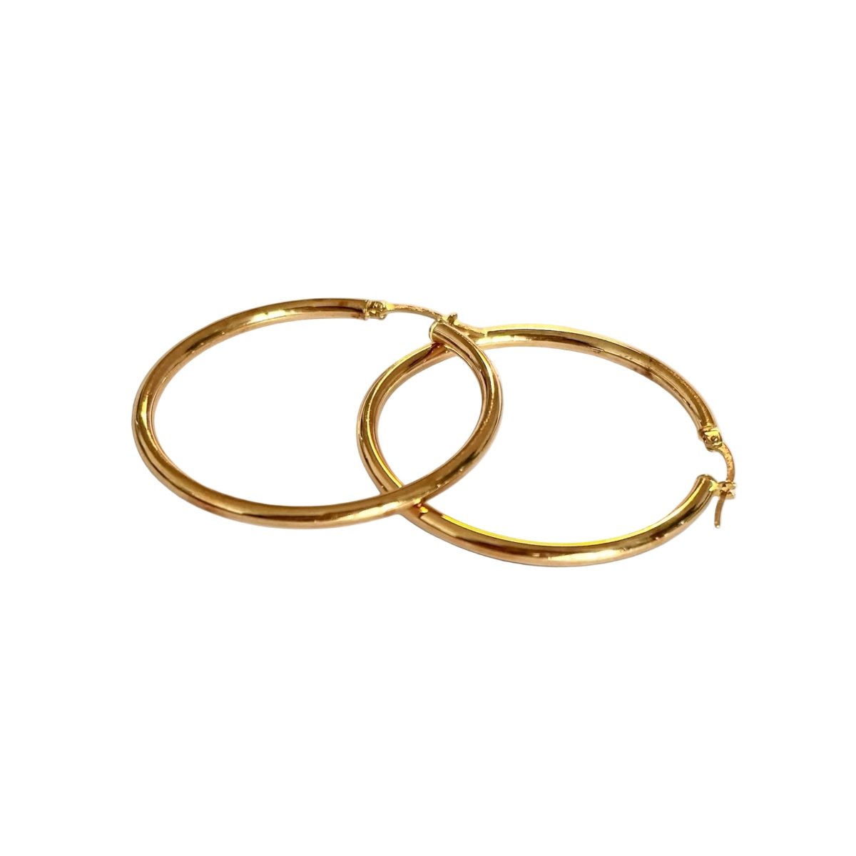 Boucles d'oreilles Créoles en or jaune - Castafiore