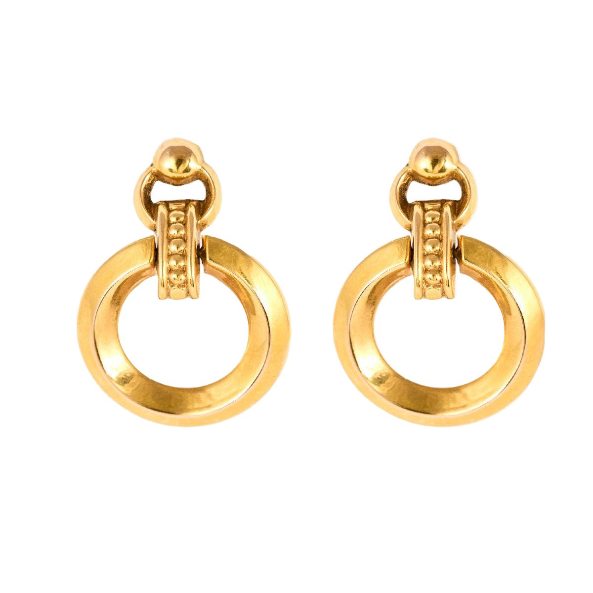 Boucles d'oreilles Créoles en or jaune - Castafiore