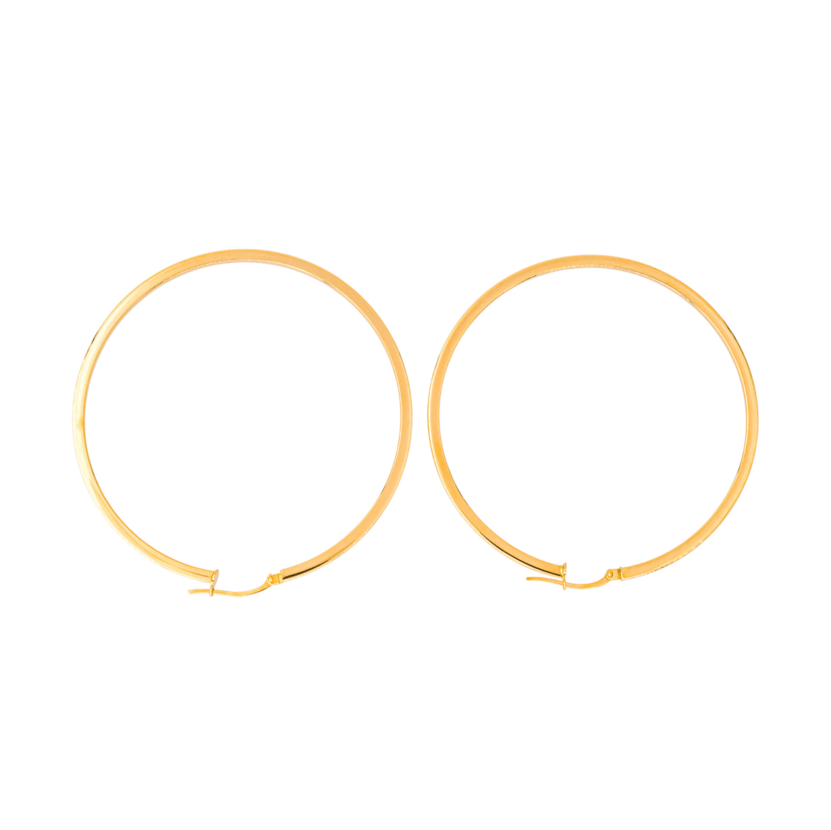 Boucles d'oreilles Créoles en or jaune - Castafiore