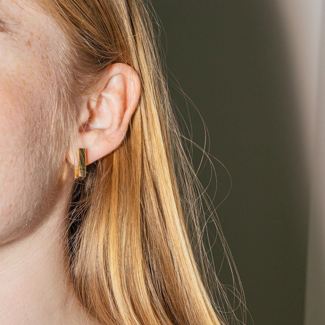 Boucles d'oreilles Créoles en or jaune - Castafiore