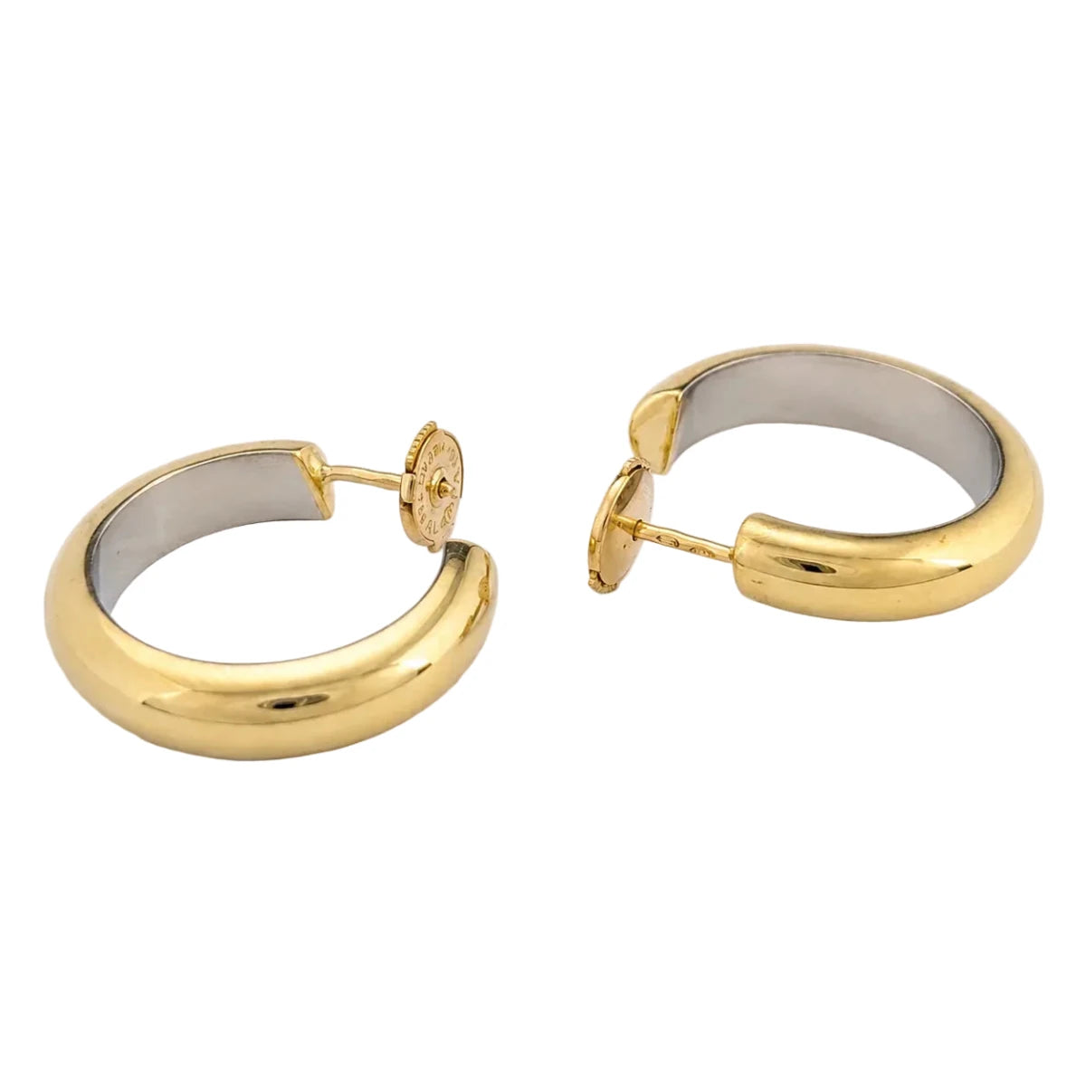 Boucles d'oreilles Créoles en or jaune - Castafiore