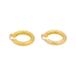 Boucles d'oreilles Créoles en or jaune - Castafiore