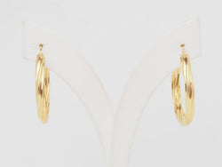 Boucles d'oreilles Créoles en or jaune