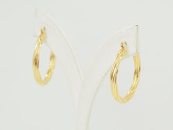 Boucles d'oreilles Créoles en or jaune - Castafiore