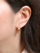 Boucles d'oreilles Créoles en or jaune - Castafiore