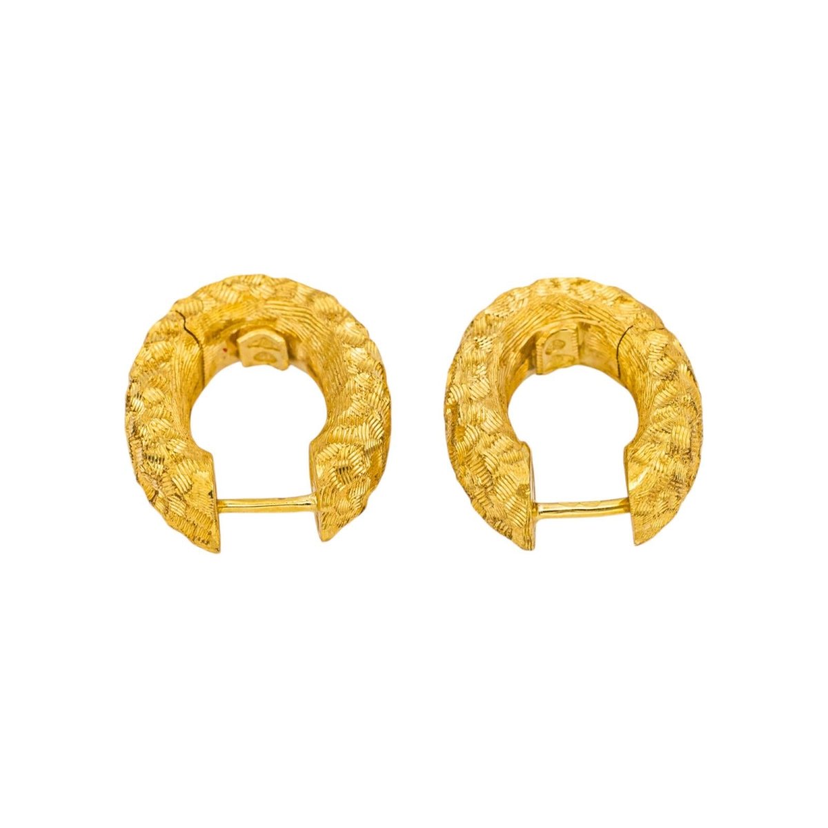 Boucles d'oreilles Créoles en or jaune - Castafiore