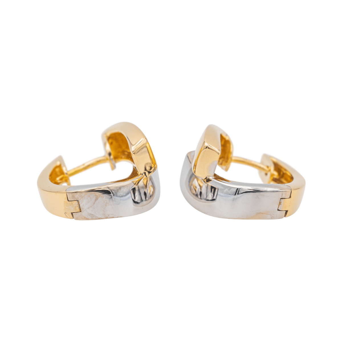 Boucles d'oreilles Créoles en Or Jaune 750 - Castafiore