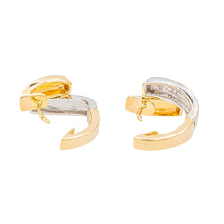 Boucles d'oreilles Créoles en Or Jaune 750 - Castafiore