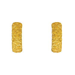 Boucles d'oreilles Créoles en or jaune - Castafiore