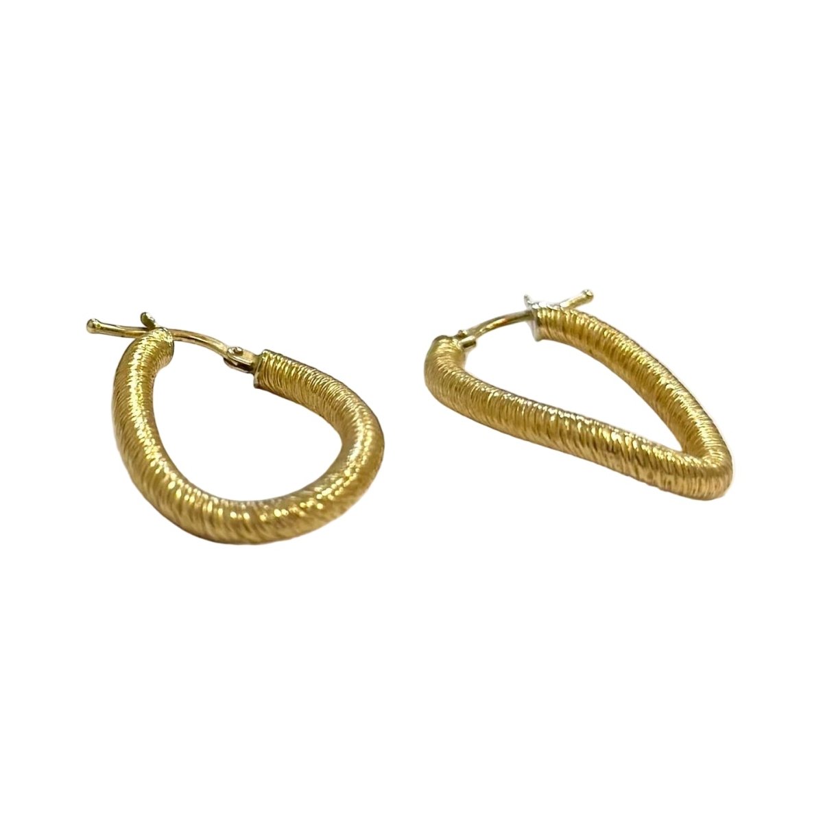 Boucles d'oreilles Créoles en or jaune - Castafiore