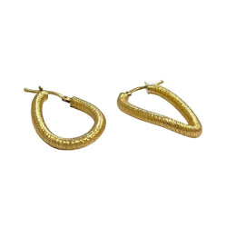Boucles d'oreilles Créoles en or jaune - Castafiore