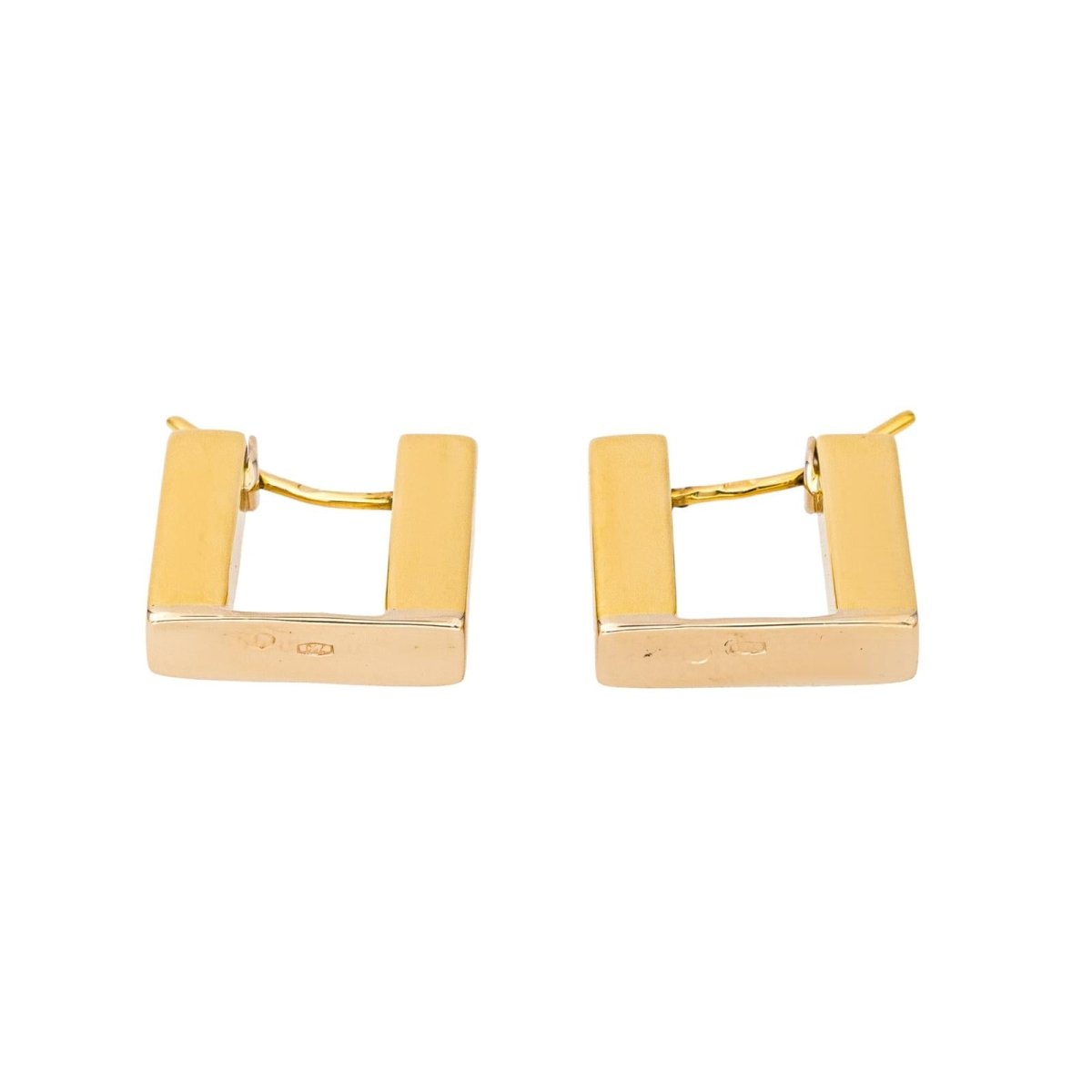 Boucles d'oreilles Créoles en or jaune - Castafiore