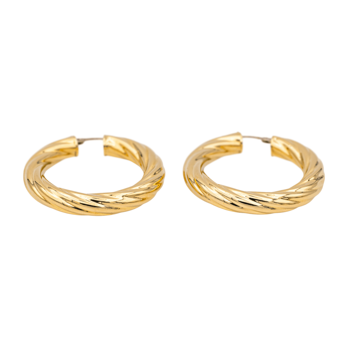 Boucles d'oreilles Créoles en or jaune - Castafiore