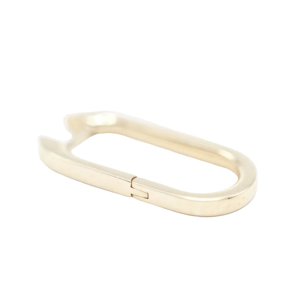 Boucles d'oreilles Créoles en or jaune et diamants - Castafiore