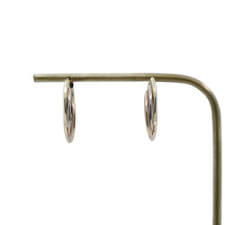 Boucles d'oreilles créoles en or jaune, or blanc et or rose - Castafiore