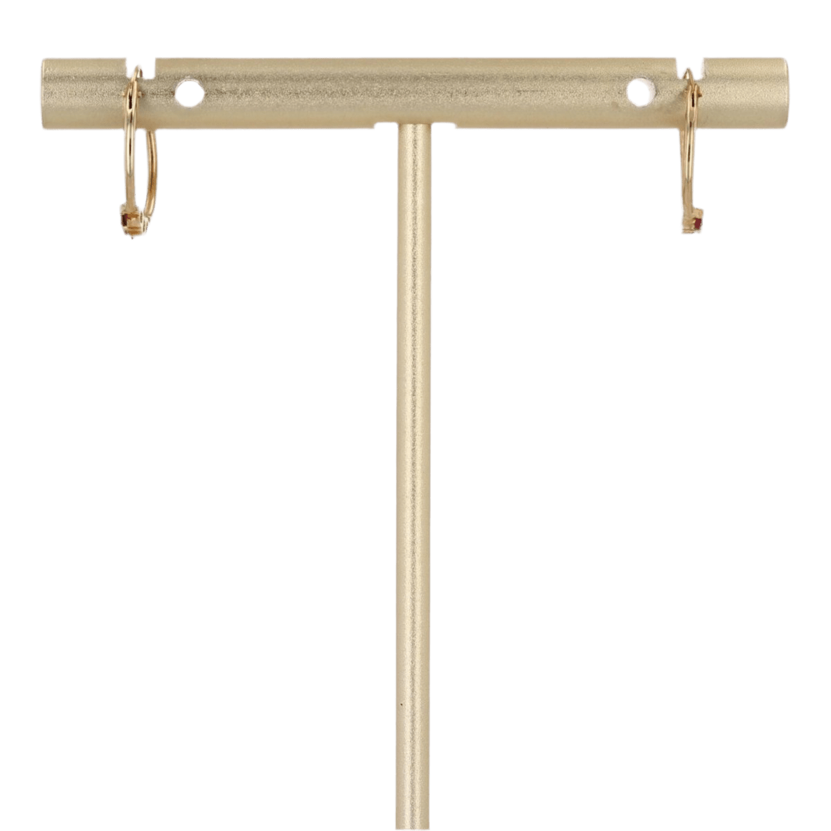 Boucles d'oreilles Créoles en or jaune, saphirs - Castafiore
