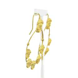 Boucles d'oreilles Créoles en vermeil et or jaune - Castafiore