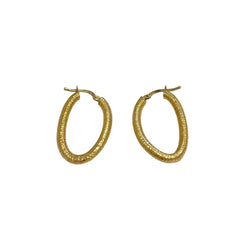 Boucles d'oreilles Créoles GEORGES LENFANT en or jaune - Castafiore