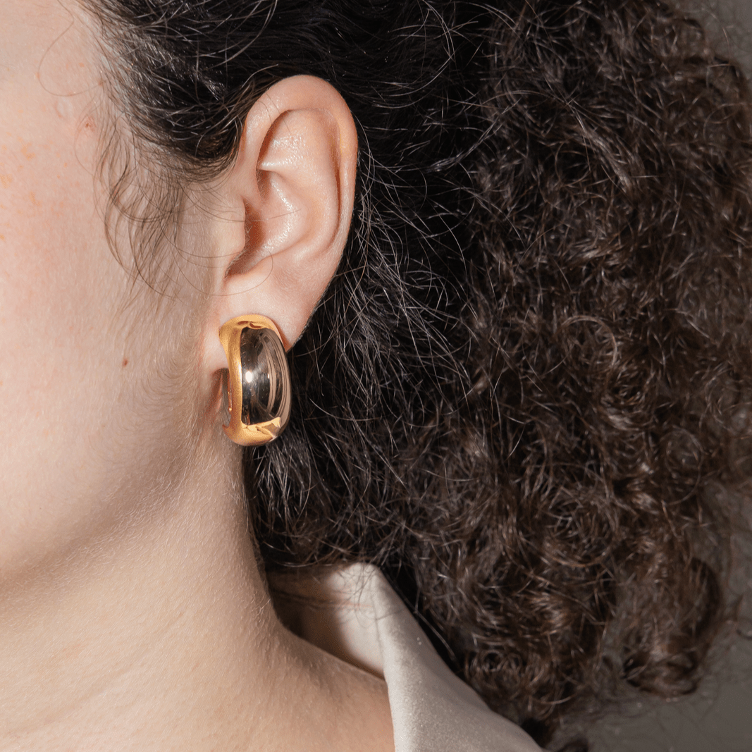 Boucles d'oreilles Créoles MAUBOUSSIN en or jaune - Castafiore