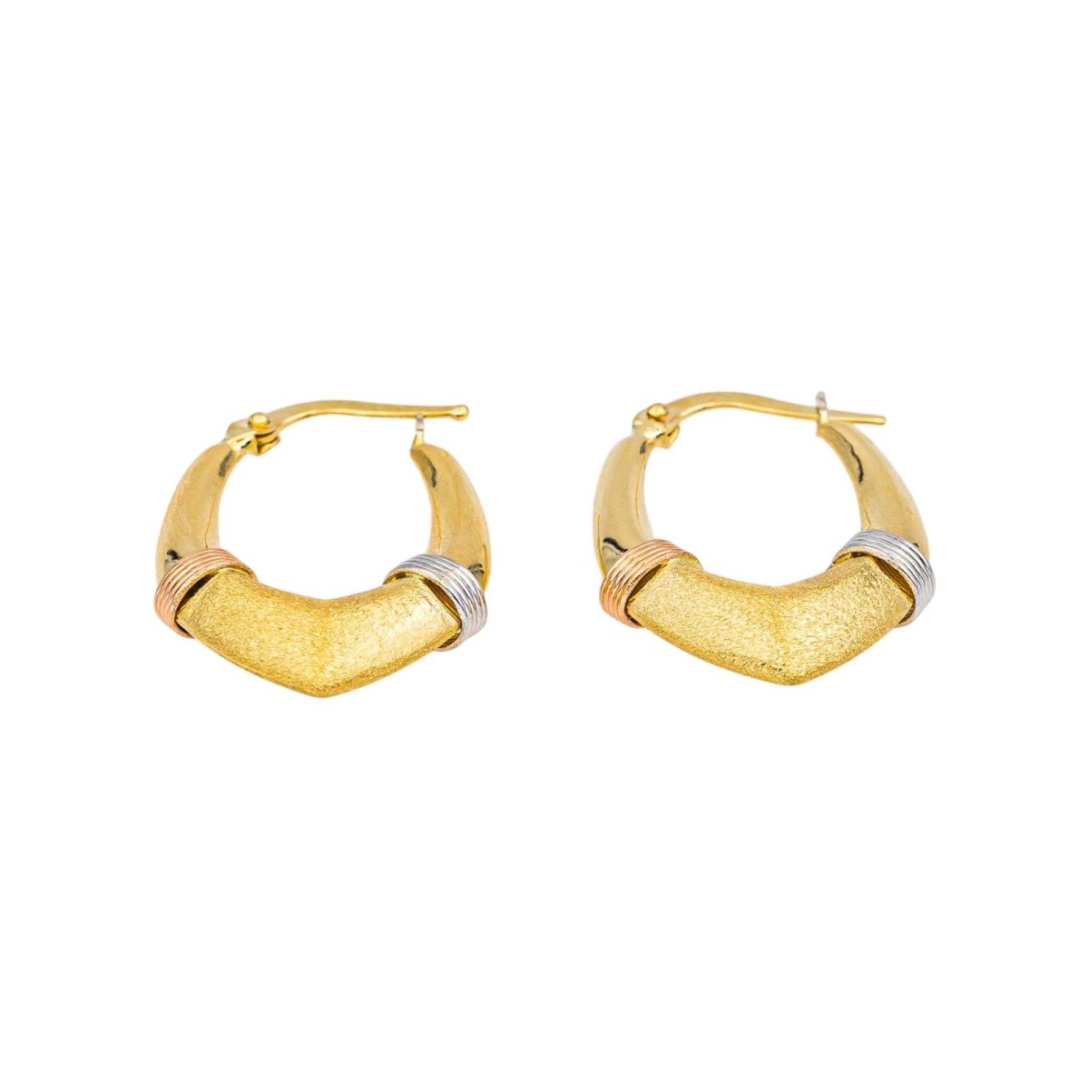 Boucles d'oreilles Créoles Or jaune - Castafiore