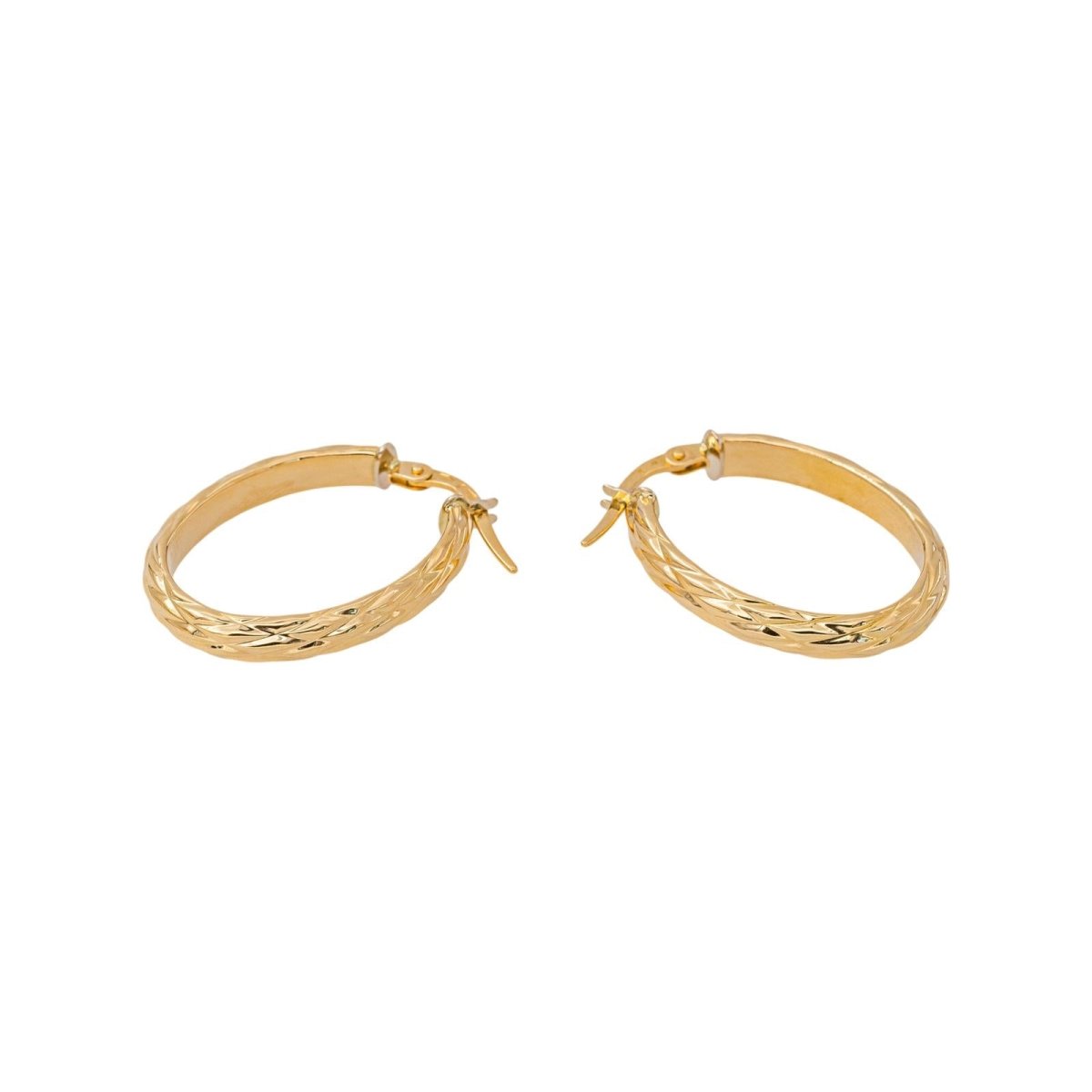 Boucles d'oreilles Créoles Or jaune - Castafiore