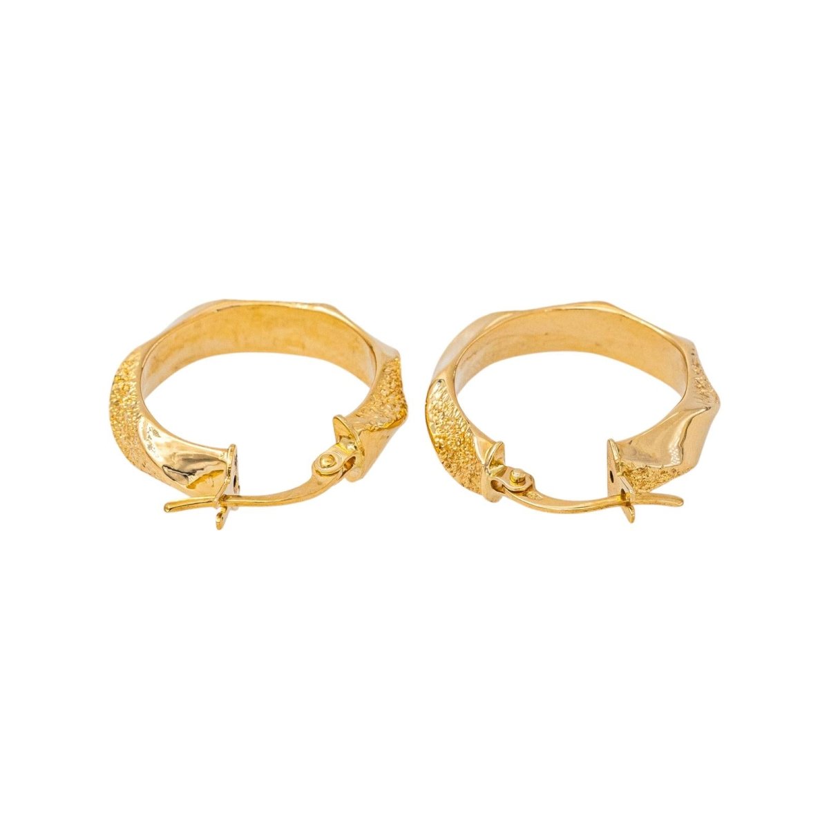 Boucles d'oreilles Créoles Or jaune - Castafiore