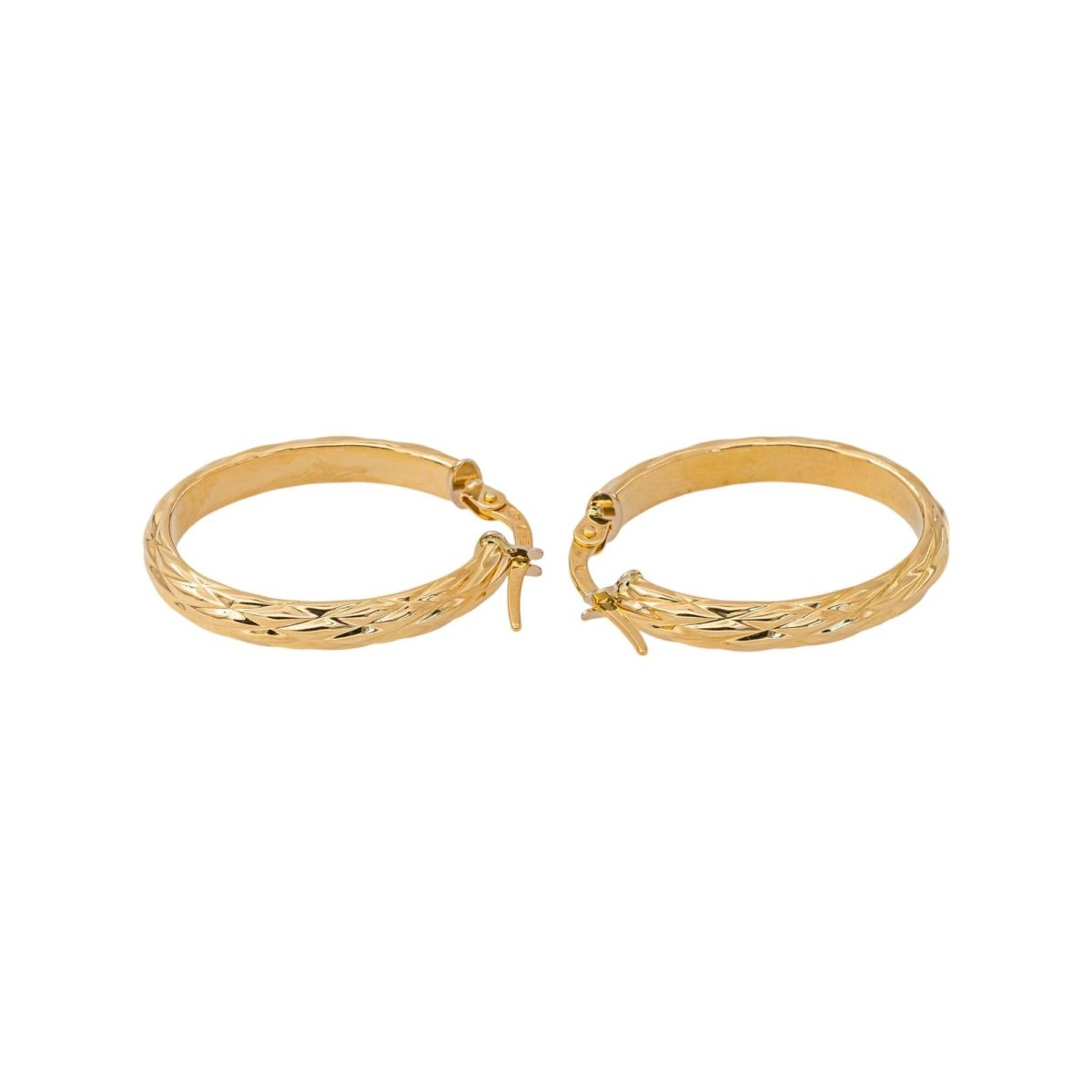 Boucles d'oreilles Créoles Or jaune - Castafiore