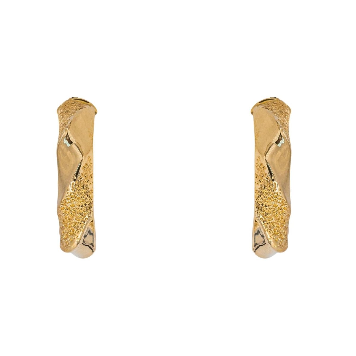 Boucles d'oreilles Créoles Or jaune - Castafiore