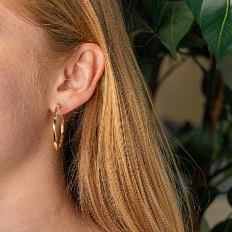 Boucles d'oreilles Créoles Or jaune - Castafiore
