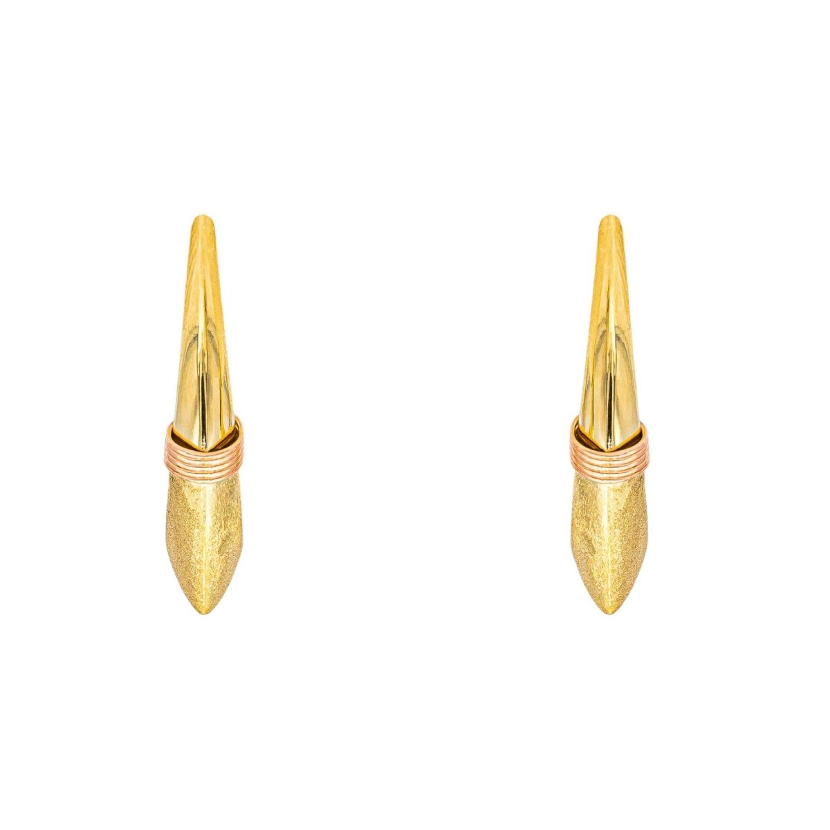 Boucles d'oreilles Créoles Or jaune - Castafiore