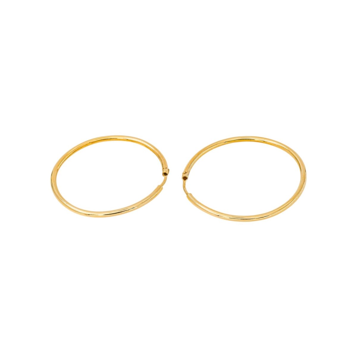 Boucles d'oreilles Créoles Or jaune - Castafiore