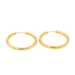 Boucles d'oreilles Créoles Or jaune - Castafiore