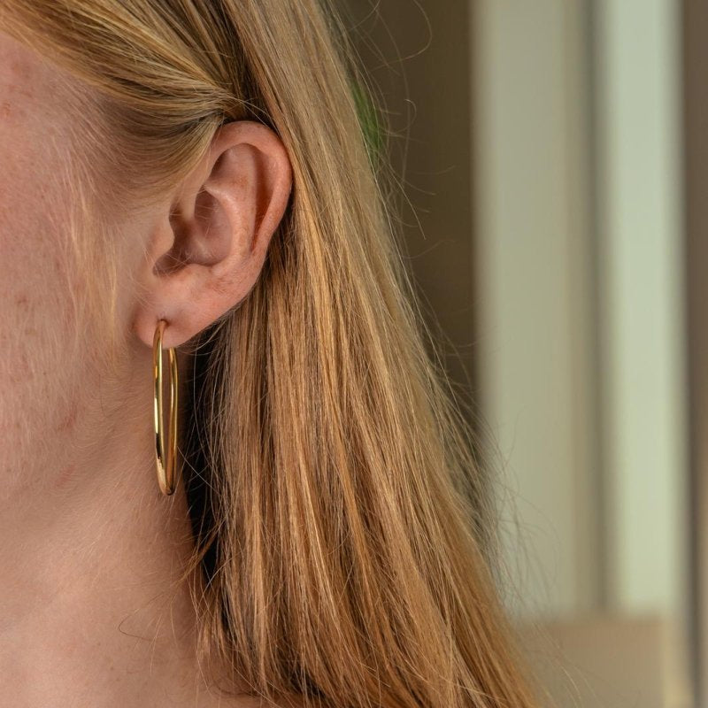 Boucles d'oreilles Créoles Or jaune - Castafiore