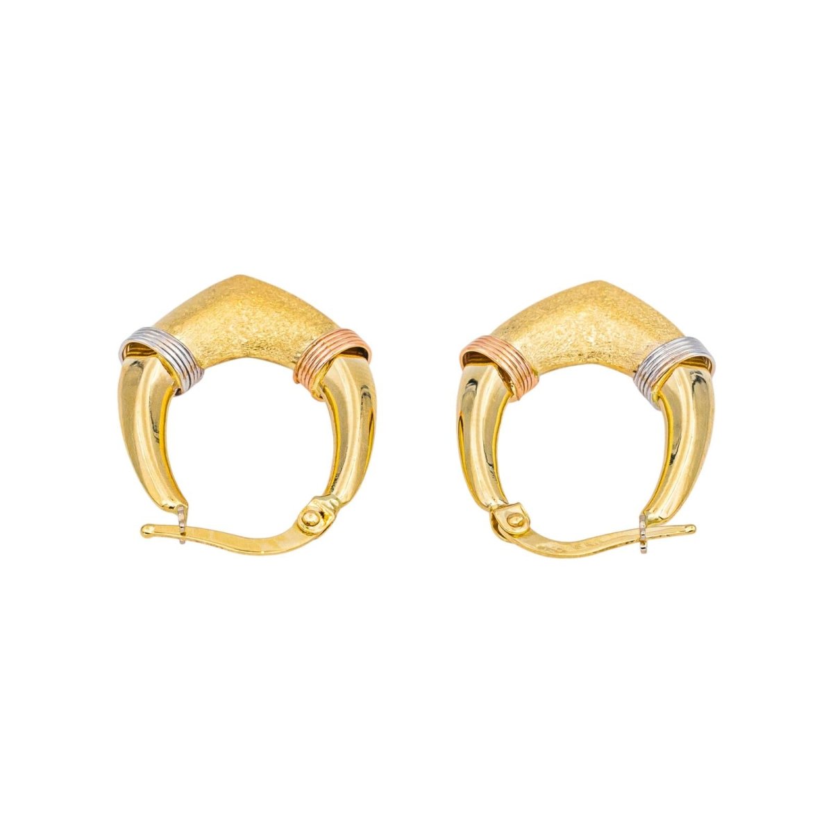 Boucles d'oreilles Créoles Or jaune - Castafiore