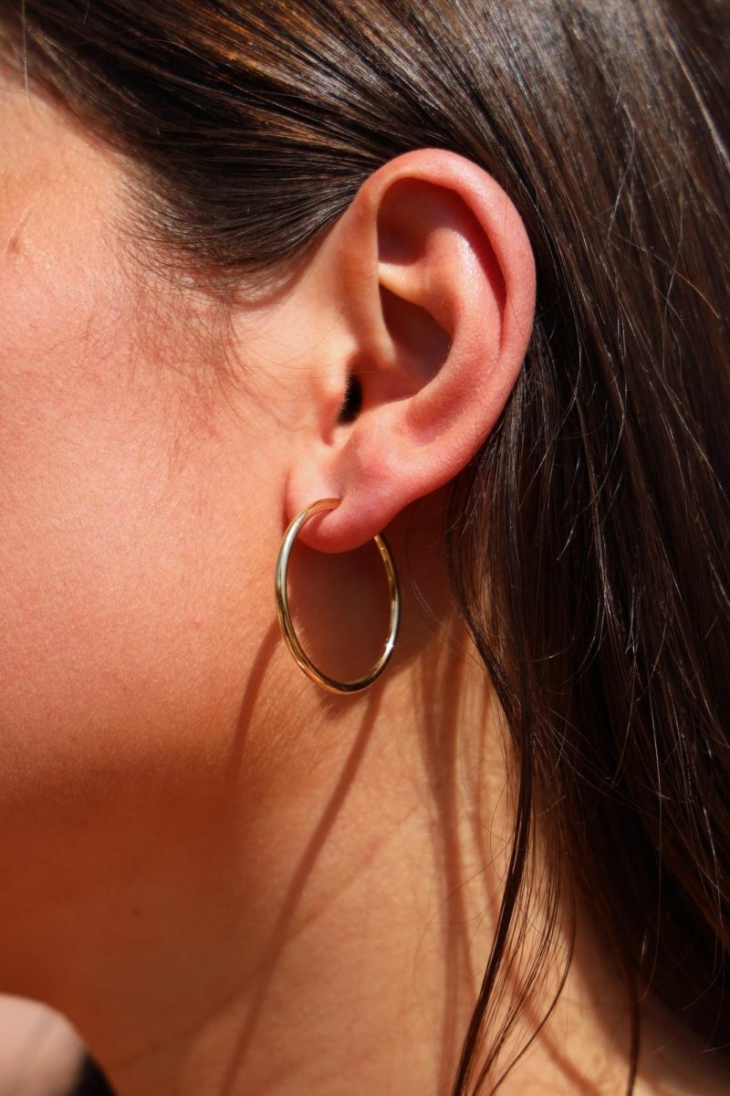 Boucles d'oreilles Créoles Or jaune - Castafiore