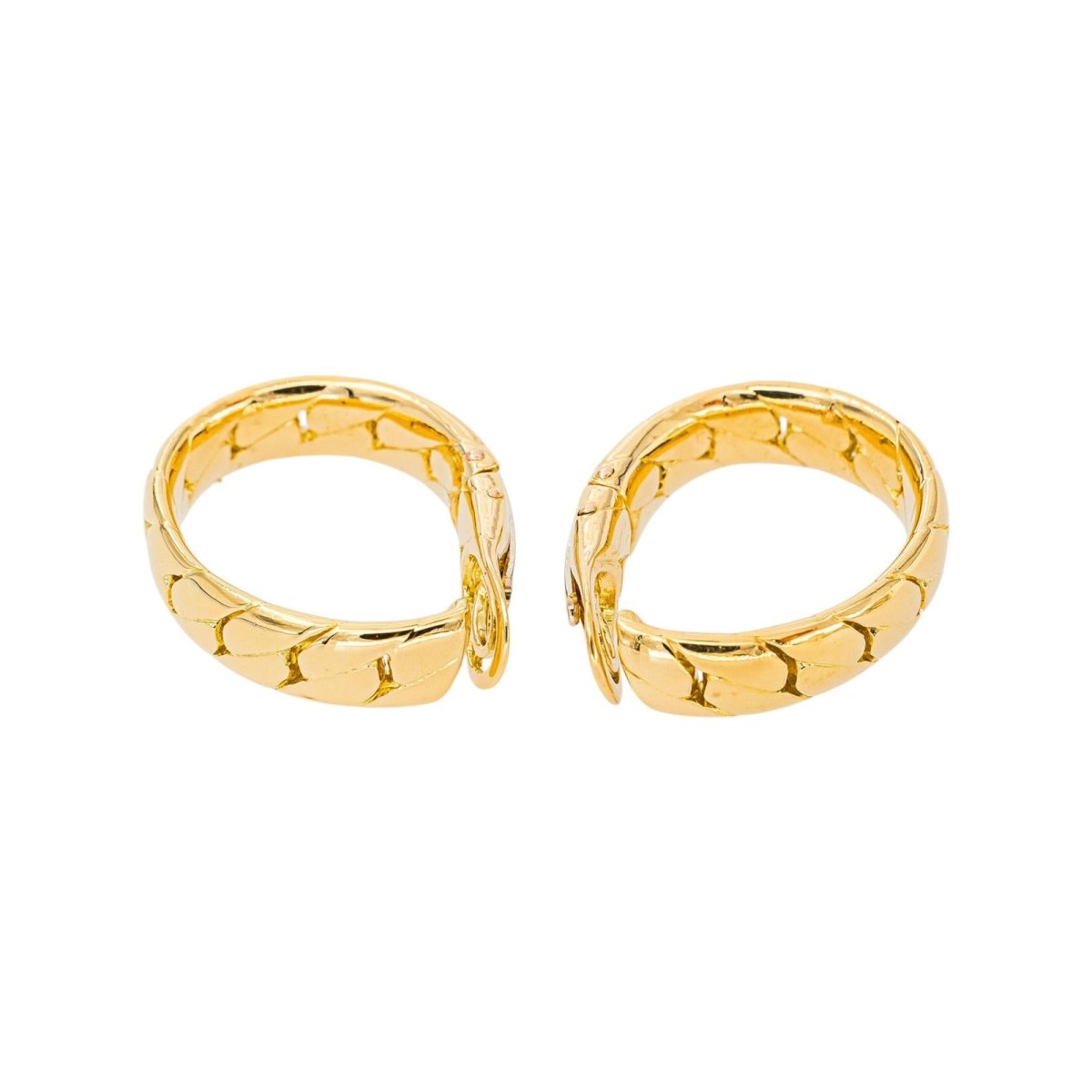 Boucles d'oreilles Créoles Or jaune - Castafiore