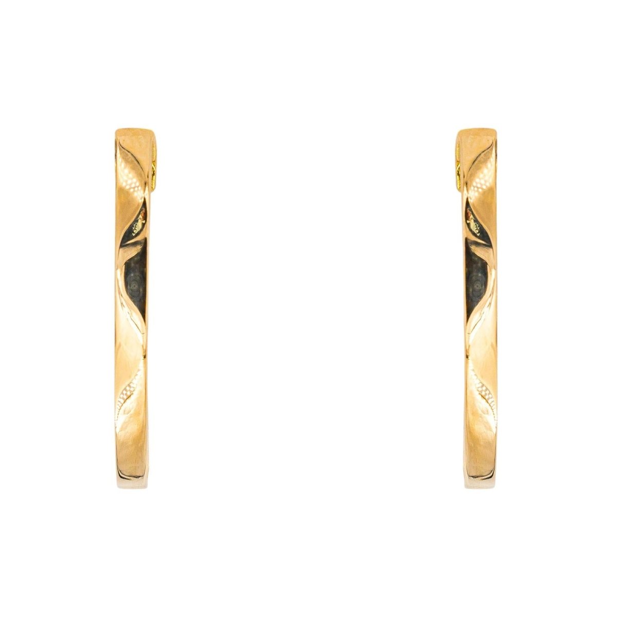 Boucles d'oreilles Créoles Or jaune Diamant - Castafiore