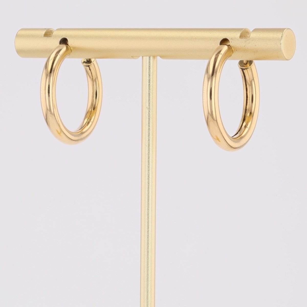 Boucles d'oreilles créoles or jaune occasion - Castafiore